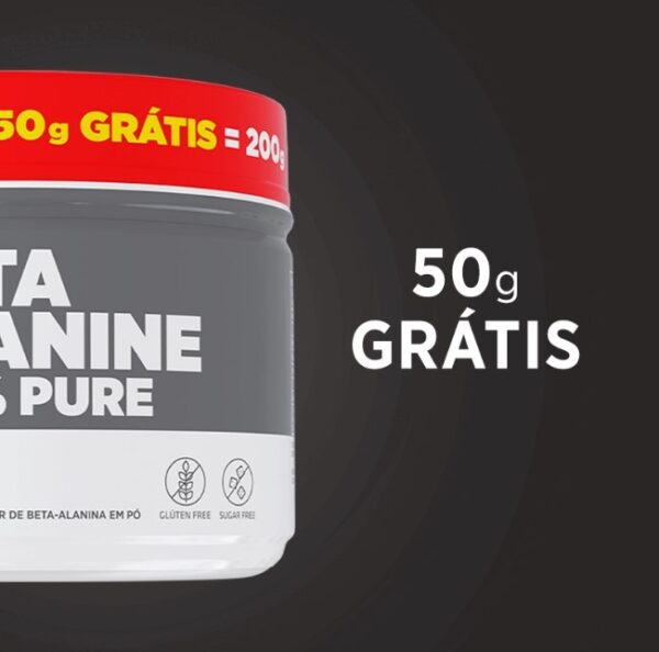 BETA ALANINE 100% PURE (150G) + 50G GRÁTIS (200G) - Image 4